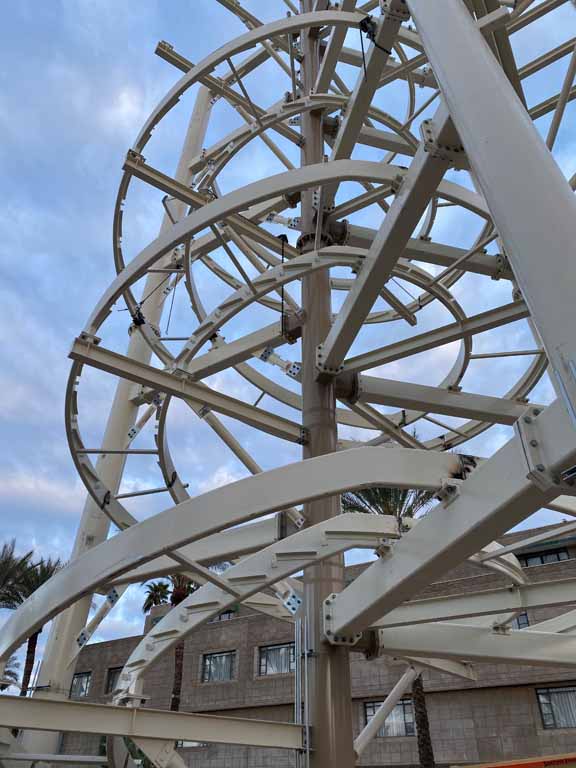 Arizona Biltmore Paradise Pool Slides with Steel Spiral Staircase